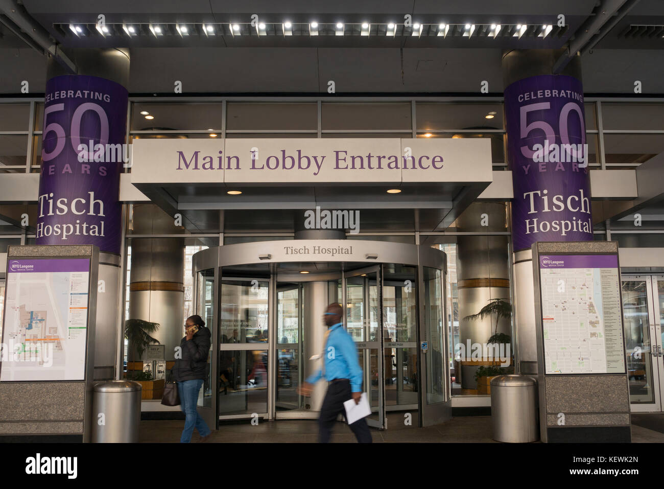 NYU Langone hôpital Santé NYC Banque D'Images