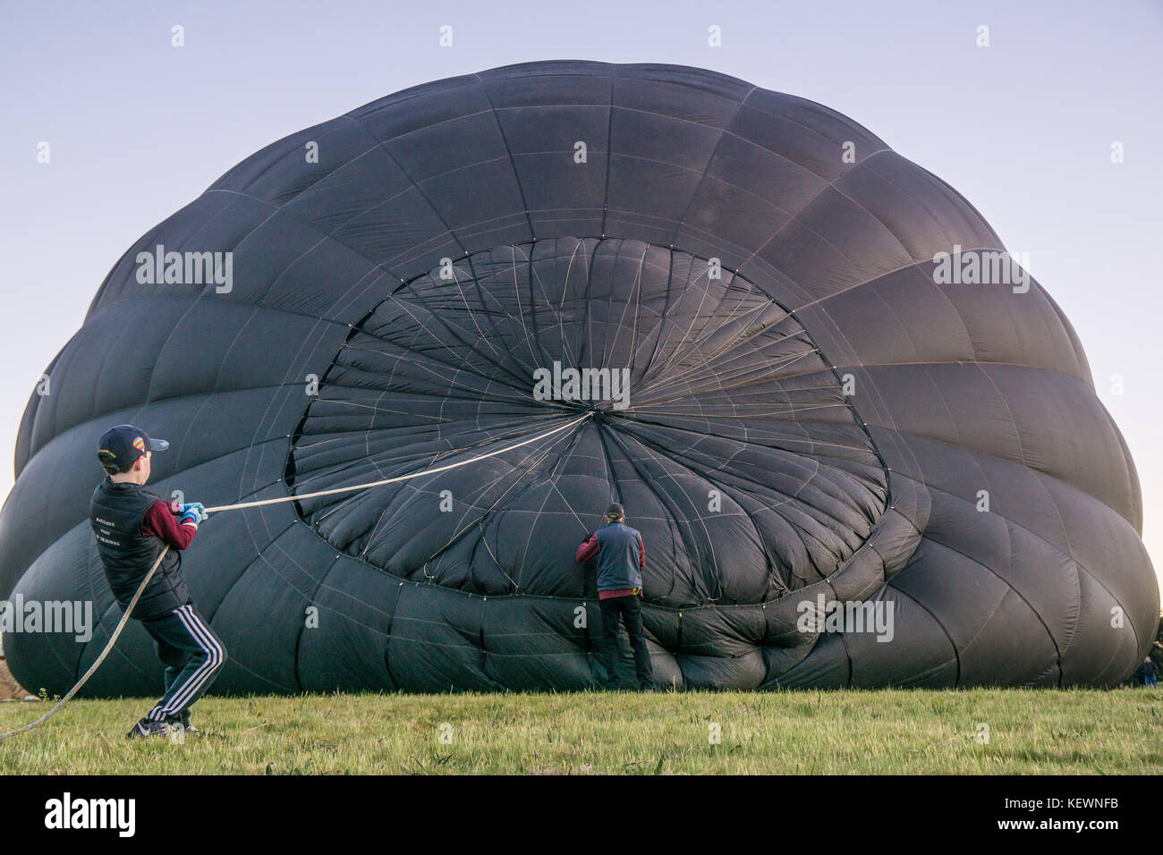 Hot-Air Ballooning à Canberra Banque D'Images