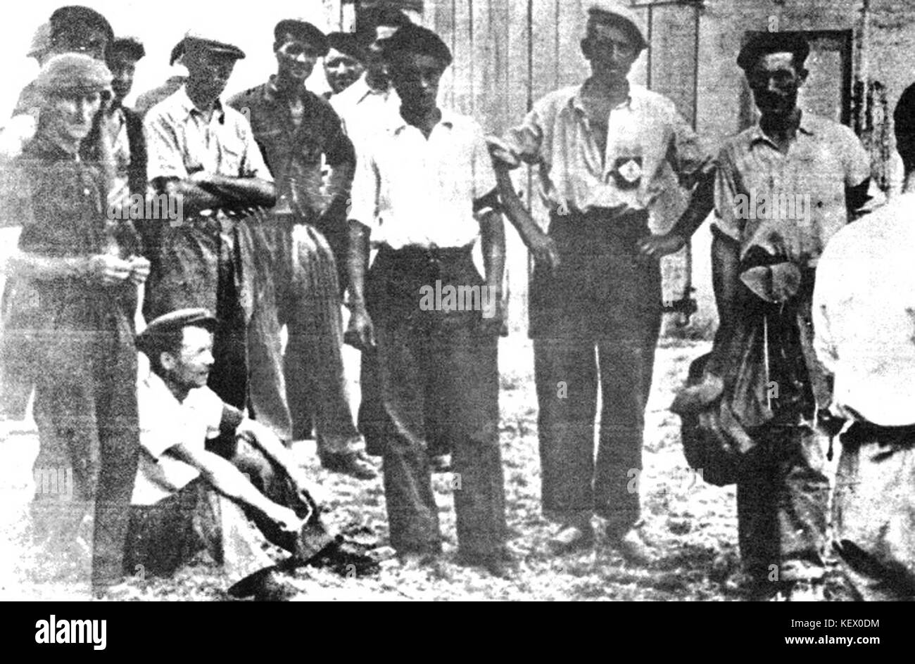 Une référence au Groupe de FTP (Francs-tireurs et partisans), un groupe de résistance français pendant la seconde Guerre mondiale, probablement lié à des activités de résistance ou à de la documentation historique. Banque D'Images