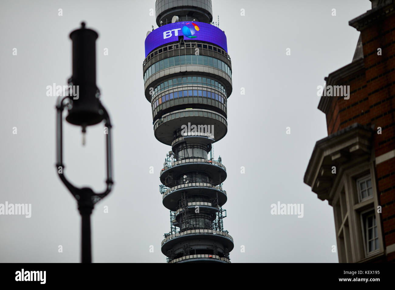 BT Tower est une tour de communications à Londres La capitale de l'Angleterre Banque D'Images
