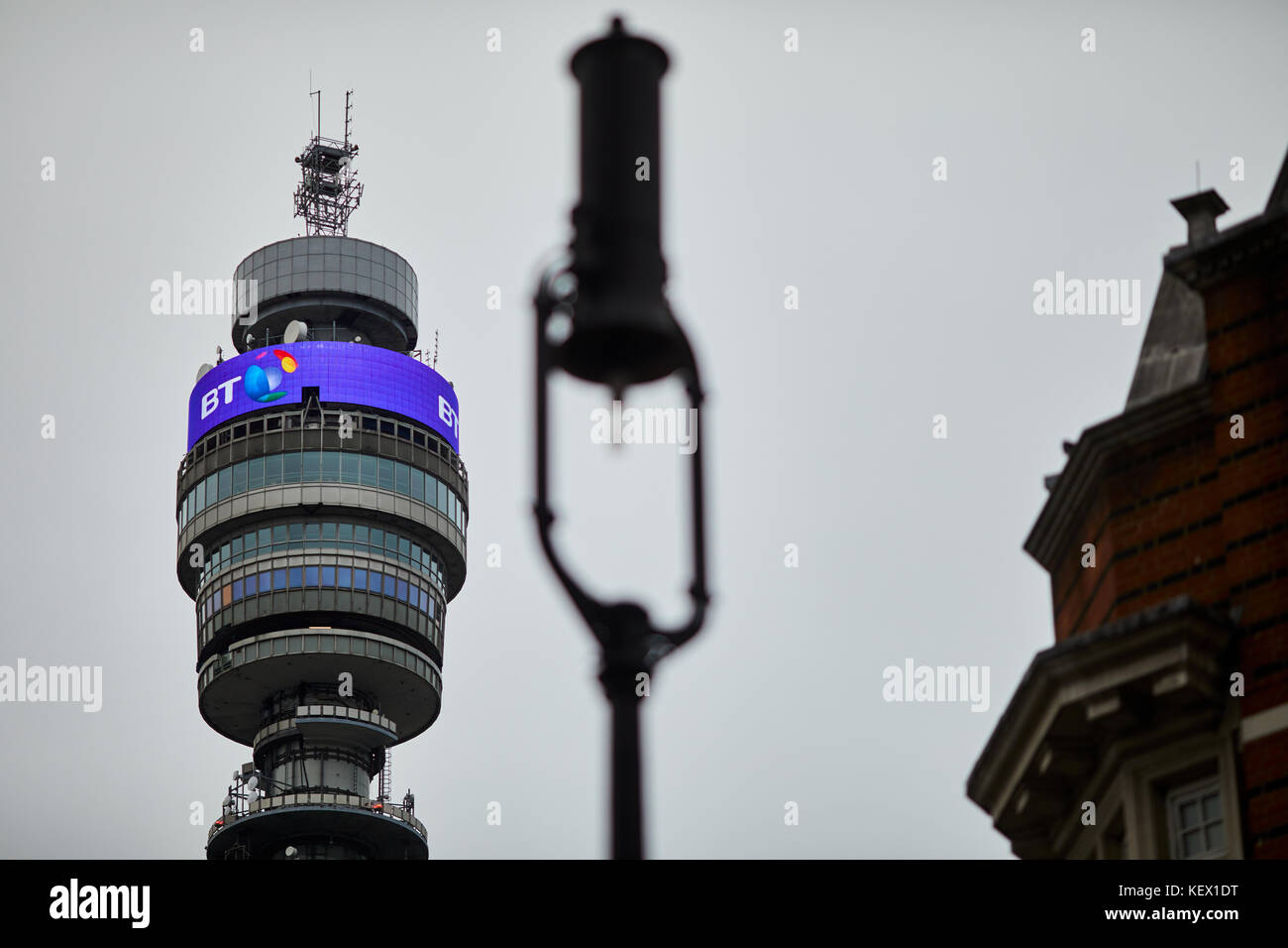 BT Tower est une tour de communications à Londres La capitale de l'Angleterre Banque D'Images