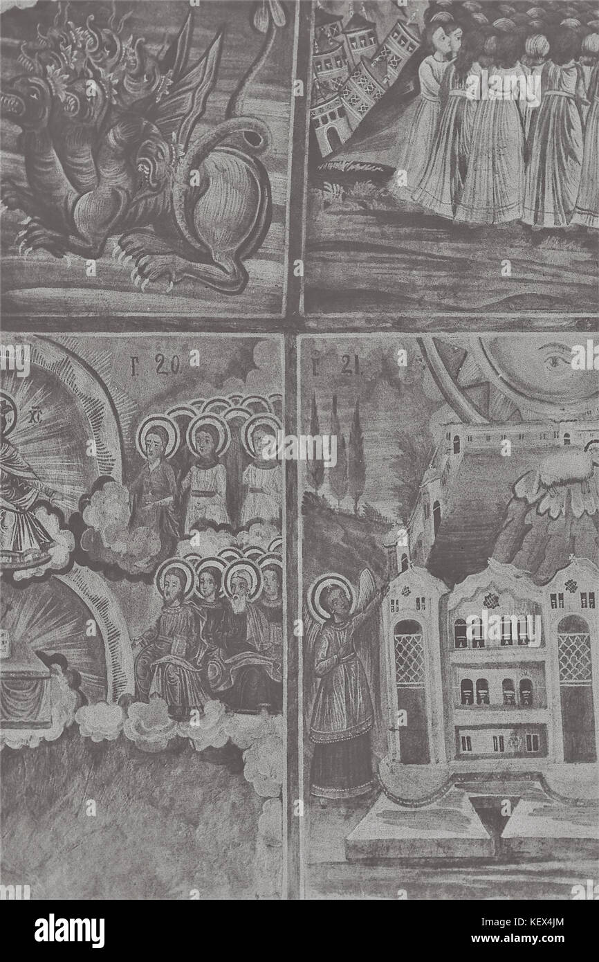 Une photographie du monastère de la Transfiguration en Bulgarie, peut-être de 1784 ou un événement historique lié à cette année-là. Le monastère est un site religieux important dans l'histoire bulgare, connu pour son importance culturelle et spirituelle. Banque D'Images