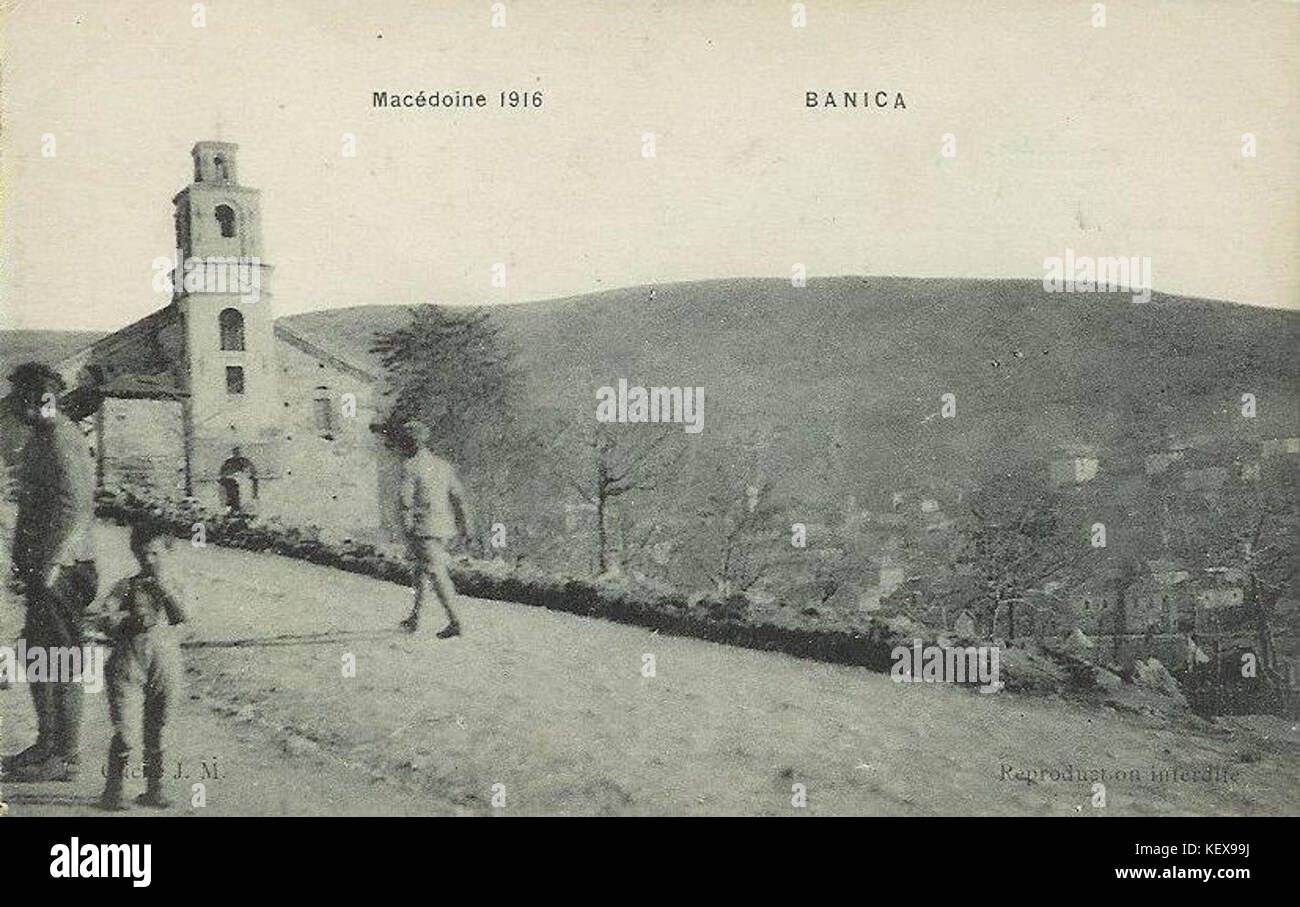 Église 1916 Banitsa Banque D'Images