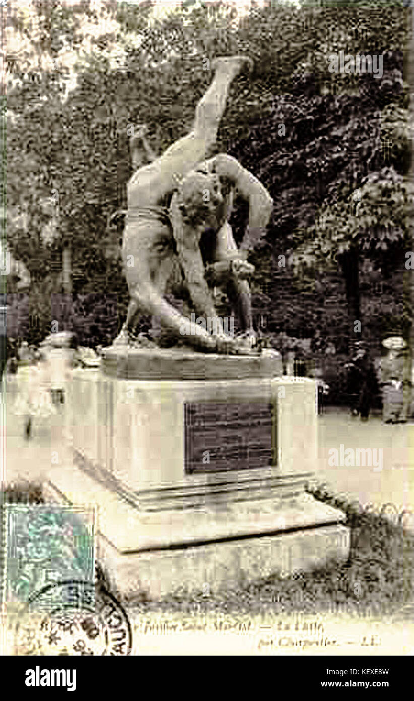 Avignon Jardin Saint Martial Banque D'Images