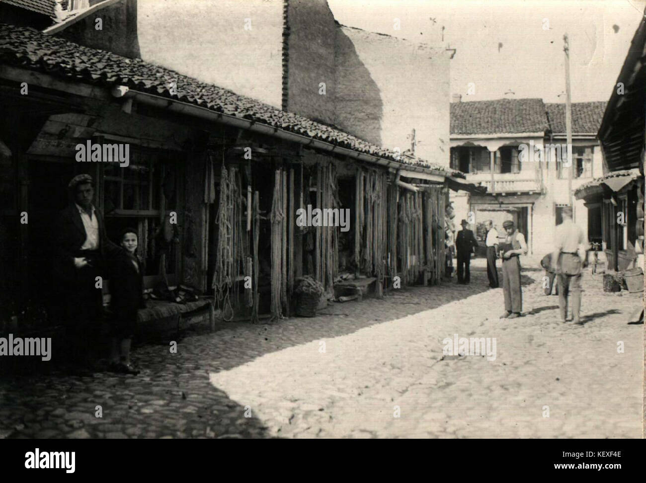 2072K 1500 12 marchés en Macédoine Banque D'Images