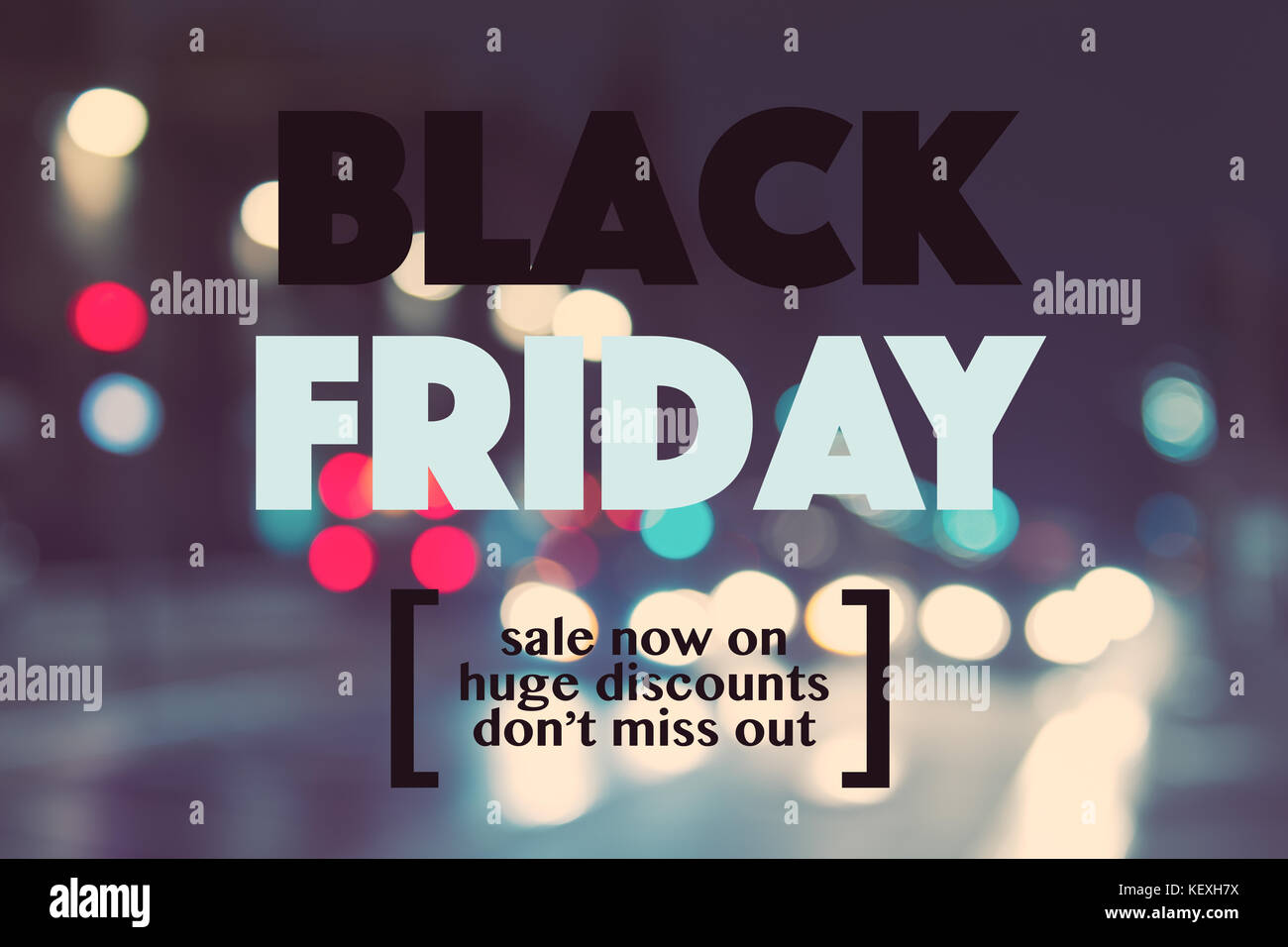 Le vendredi noir vente concept background Banque D'Images