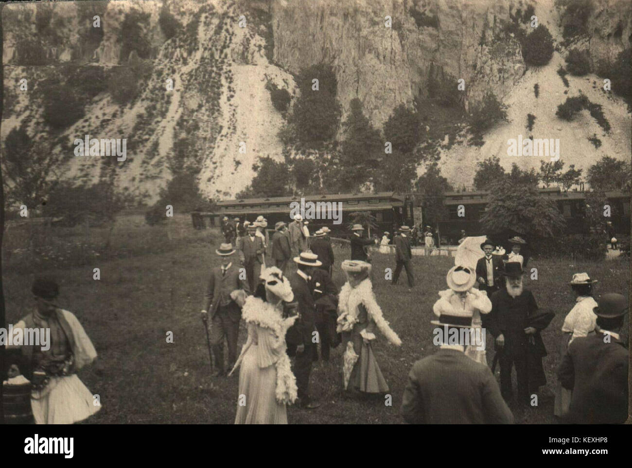 52K 5243 Cherepish Monastère, Bulgarie, 07,1903 Banque D'Images