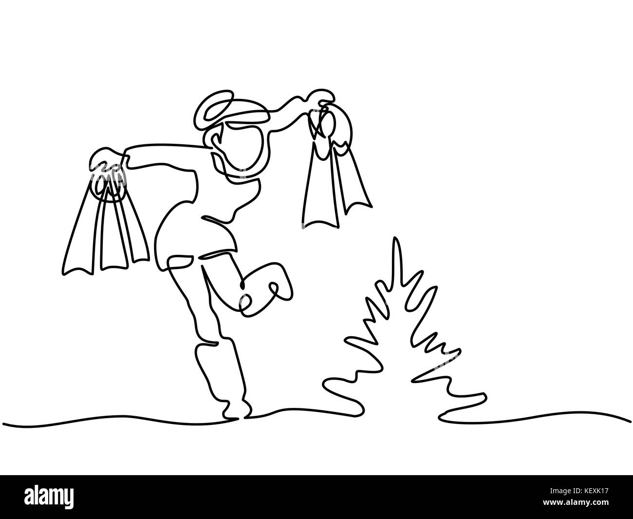 Happy woman carrying shopping bags Illustration de Vecteur