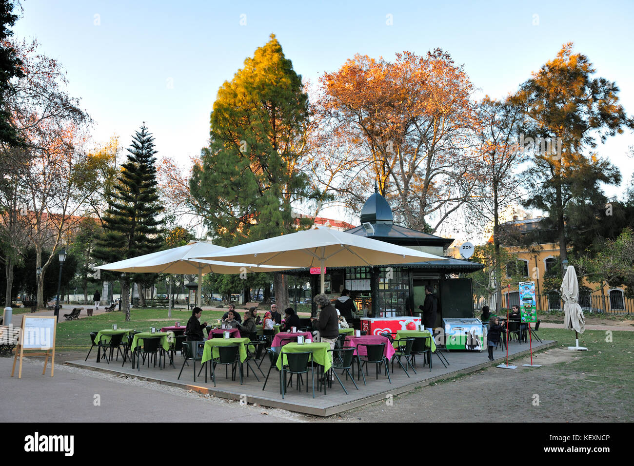 Jardim da Estrela, Lisbonne. Portugal Banque D'Images