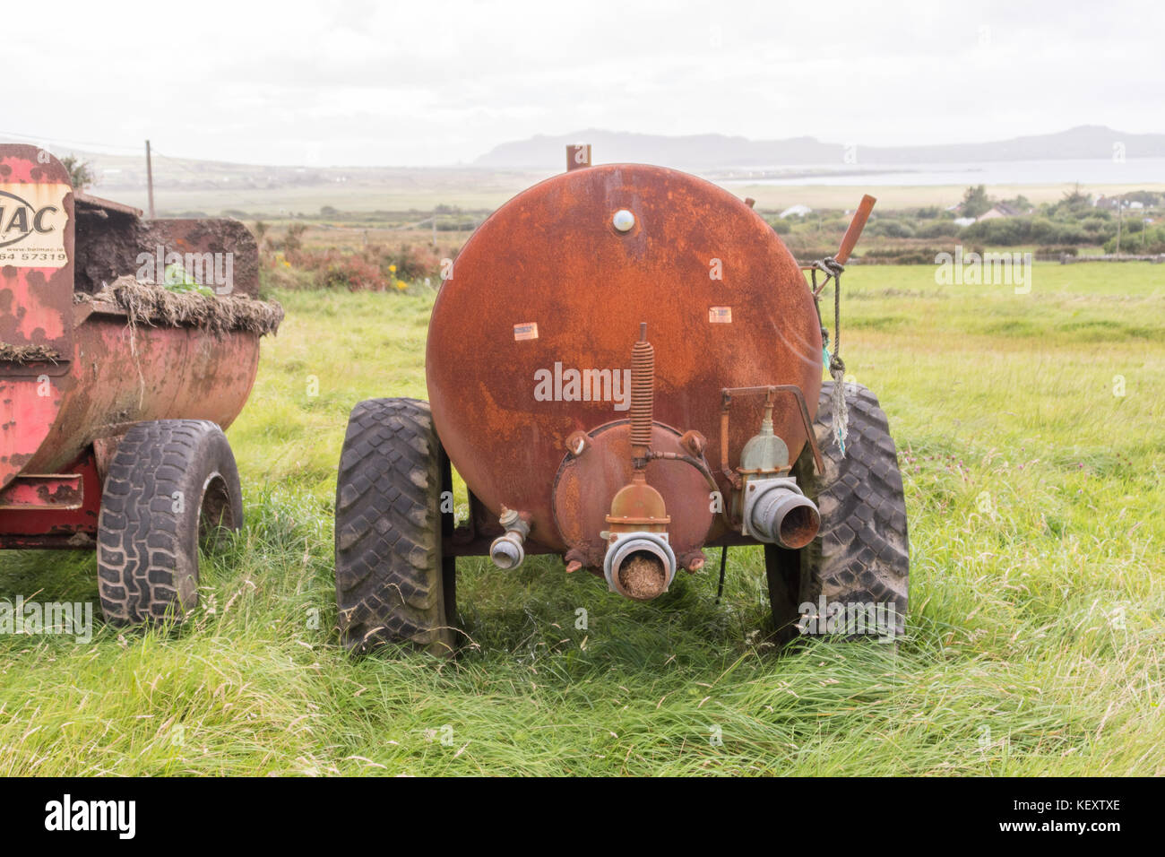 Old farm machinery Banque D'Images