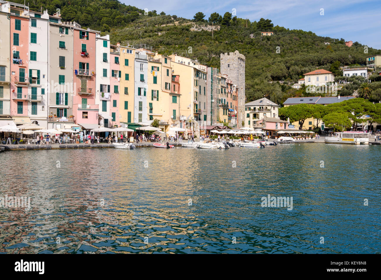 La Vieille Ville De Porto Venere, Ligurie, Italie Banque D'Images