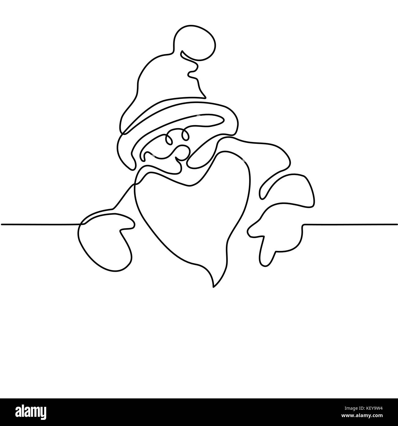 Père Noël poster Illustration de Vecteur