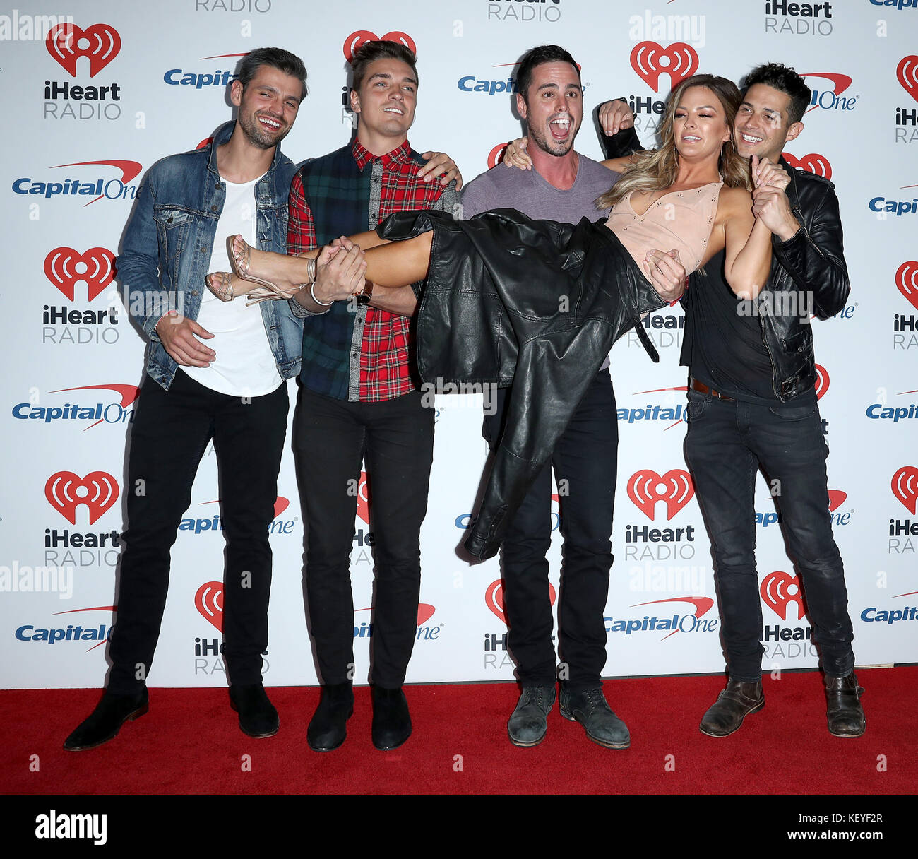 IHeartRadio Music Festival at T-Mobile Arena - arrivées avec : Peter Kraus, Dean Unglert, Ben Higgins, Wells Adams, Becca Tilley où : Las Vegas, Nevada, États-Unis quand : 22 Sep 2017 crédit : Judy Eddy/WENN.com Banque D'Images