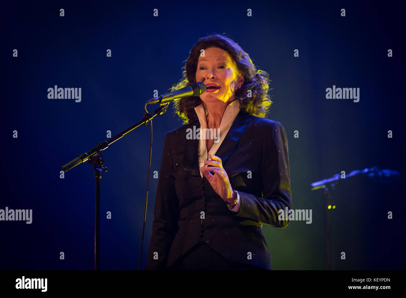 Norvège, Oslo - 22 octobre 2017. La chanteuse, auteur-compositeur et politicien suédois-norvégien Åse Kleveland donne un concert à Rockefeller à Oslo. (Crédit photo: Gonzales photo - Tord Litlskare). Banque D'Images