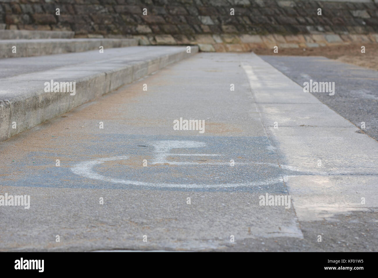 Symbole international d'accès Banque D'Images