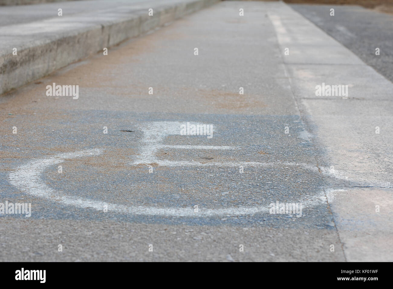Symbole international d'accès Banque D'Images