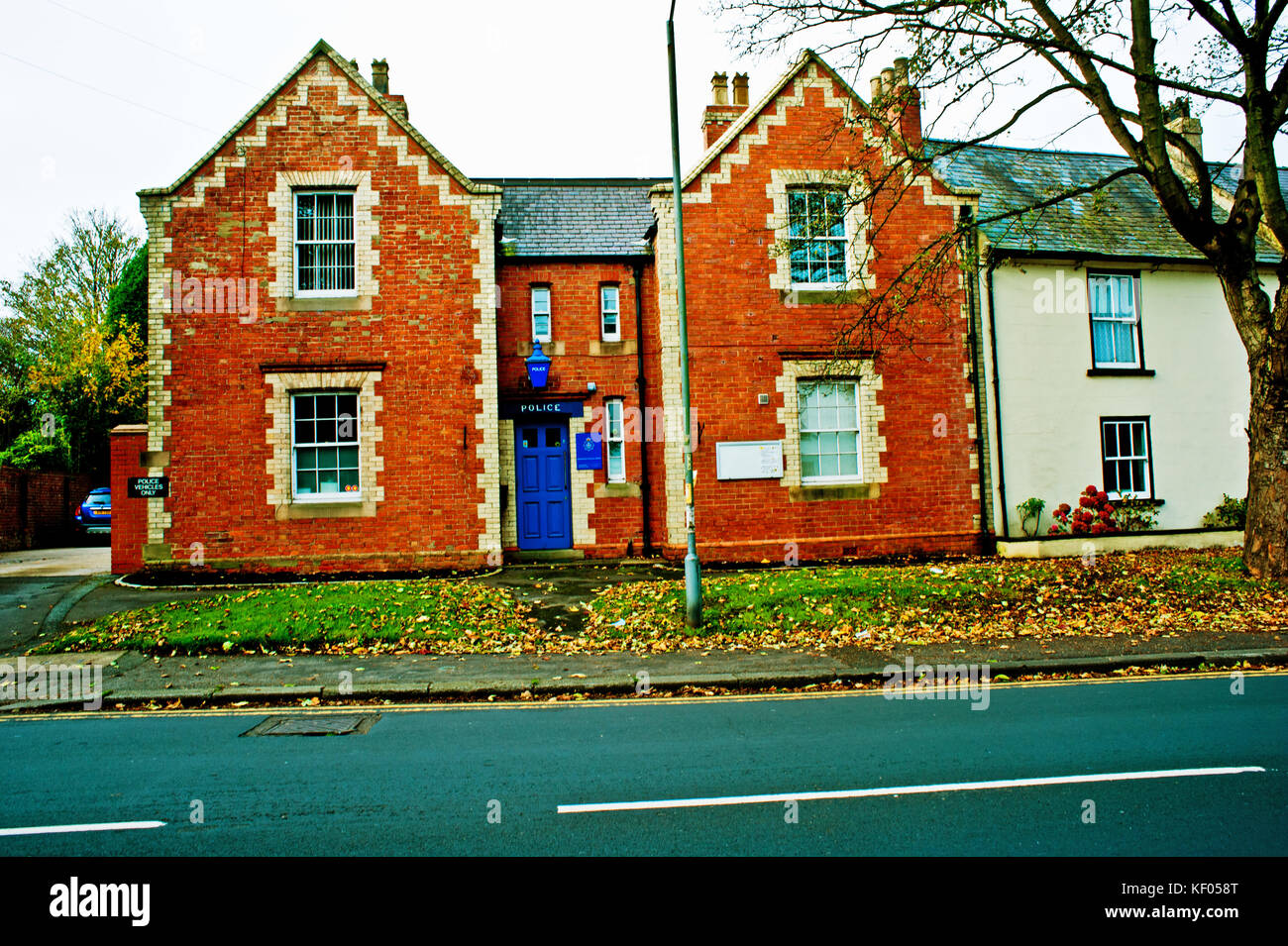 Poste de police, l'extrémité nord, Sedgefield, County Durham Banque D'Images