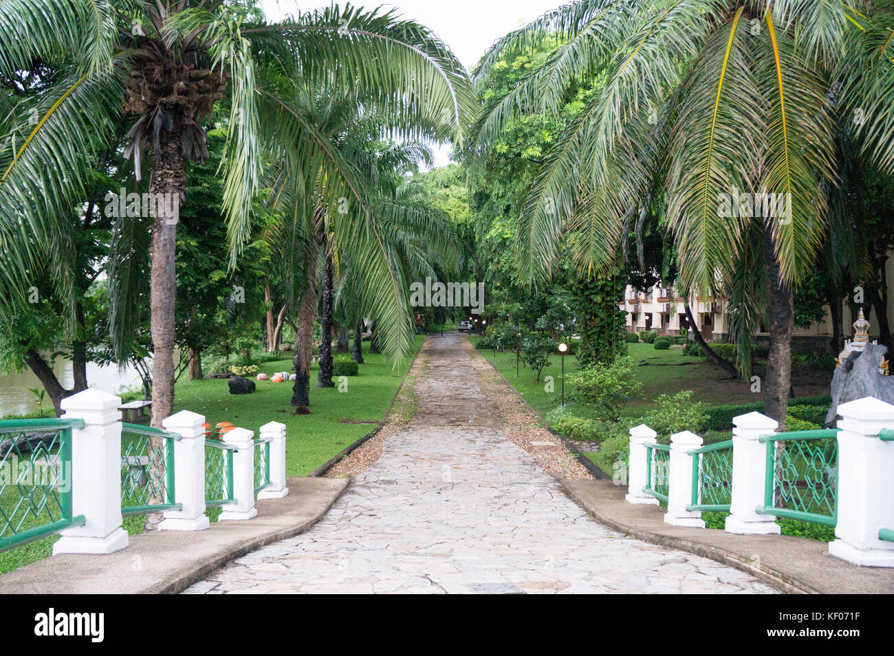 Visite à l'puung kanachanaburi waan resort & spa Banque D'Images