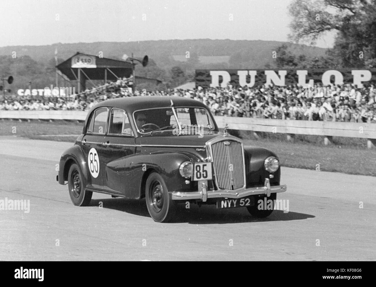 1953 wolseley 6-84 à Goodwood Banque D'Images