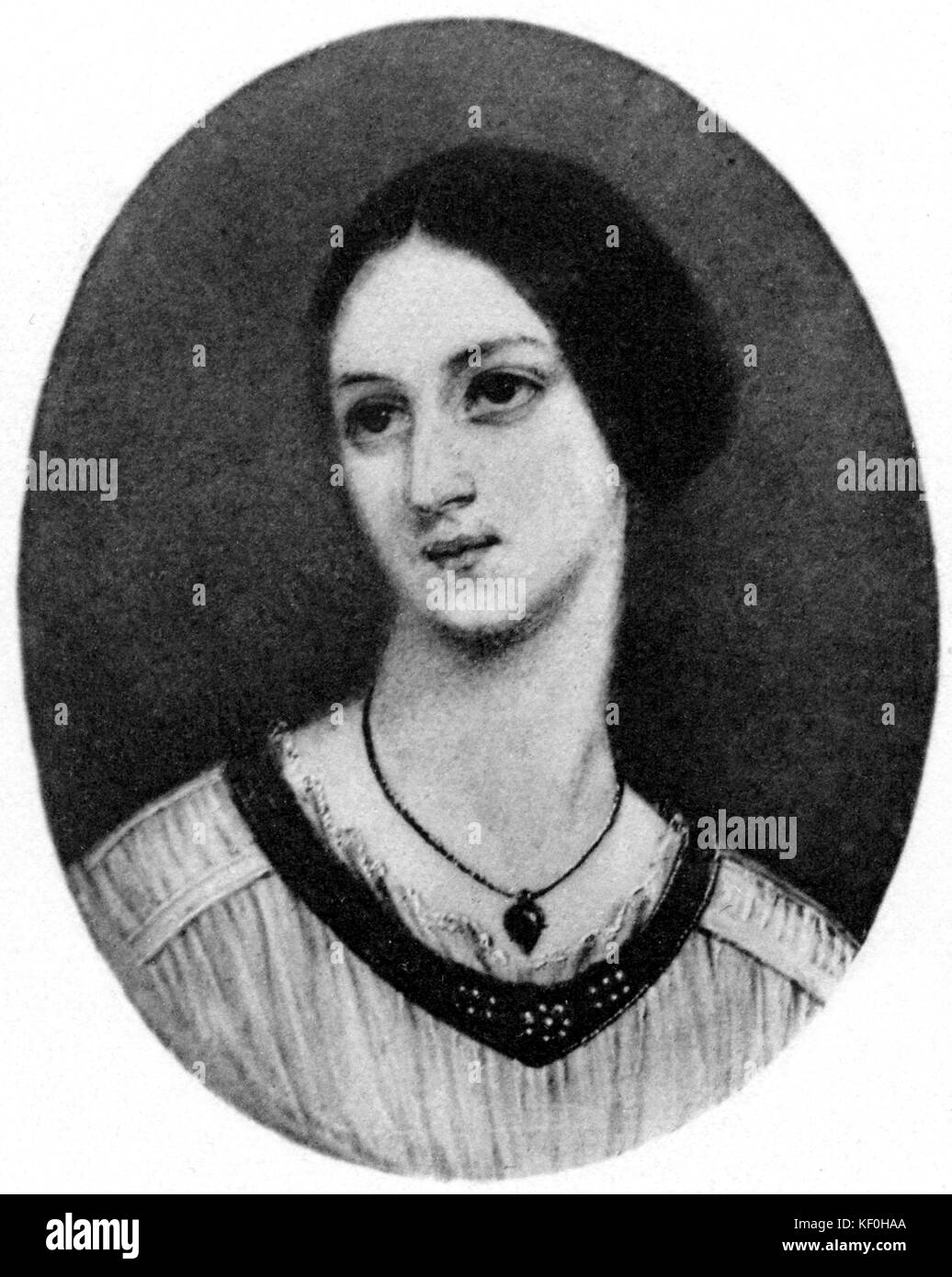 Delfina Potocka, née Komar (Murowane Kurylowce, Podole, mars 1807 - 2 avril 1877, Paris, France), une comtesse Polonaise, était un ami et muse artiste expatrié polonais Frédéric Chopin Banque D'Images