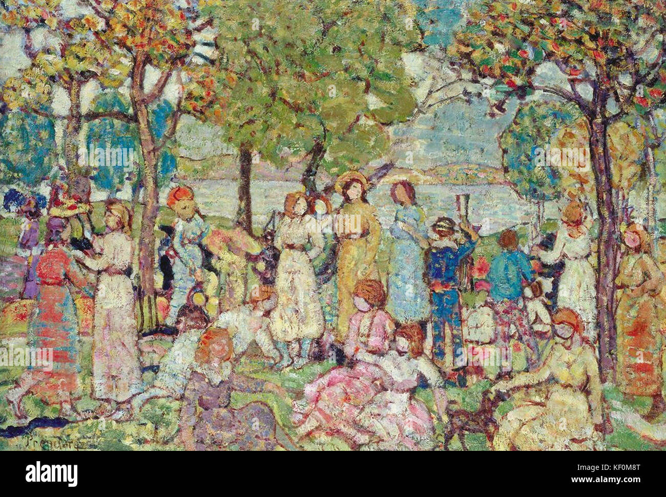 Maurice B. Prendergast Holidays Banque D'Images