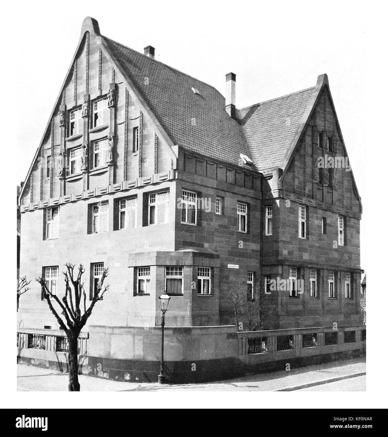 Haus Georg Drautz am Friedensplatz 4 à Heilbronn Banque D'Images