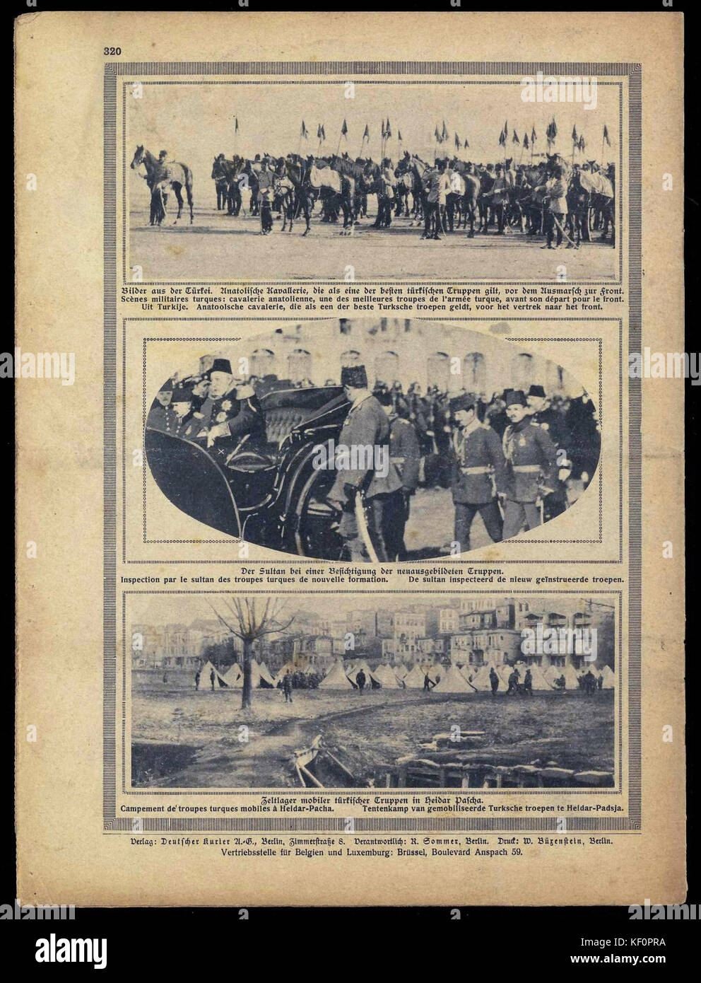 Illustrierter Kriegs Kurier était un magazine illustré allemand publié pendant la première Guerre mondiale, fournissant des mises à jour, des histoires et des images des progrès de la guerre. Ce numéro, de la deuxième année de publication, est un document visuel du conflit. Banque D'Images