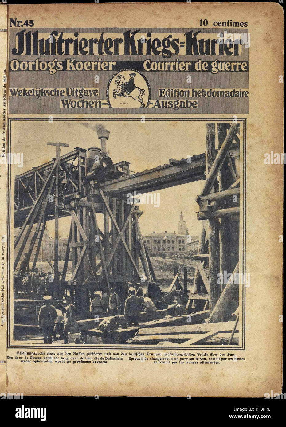 Illustrierter Kriegs Kurier 2. Jahrgang Nr.45 705 Banque D'Images