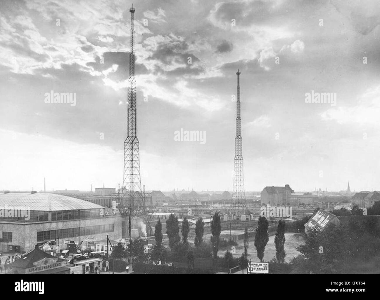 Sendemasten Mirag Banque D'Images