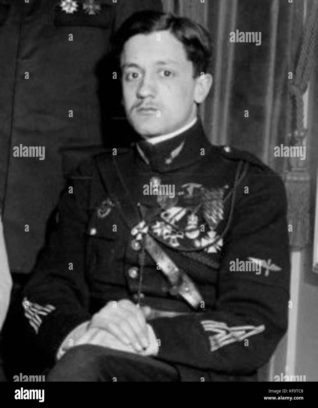 Georges Guynemer en mars 1917 Banque D'Images