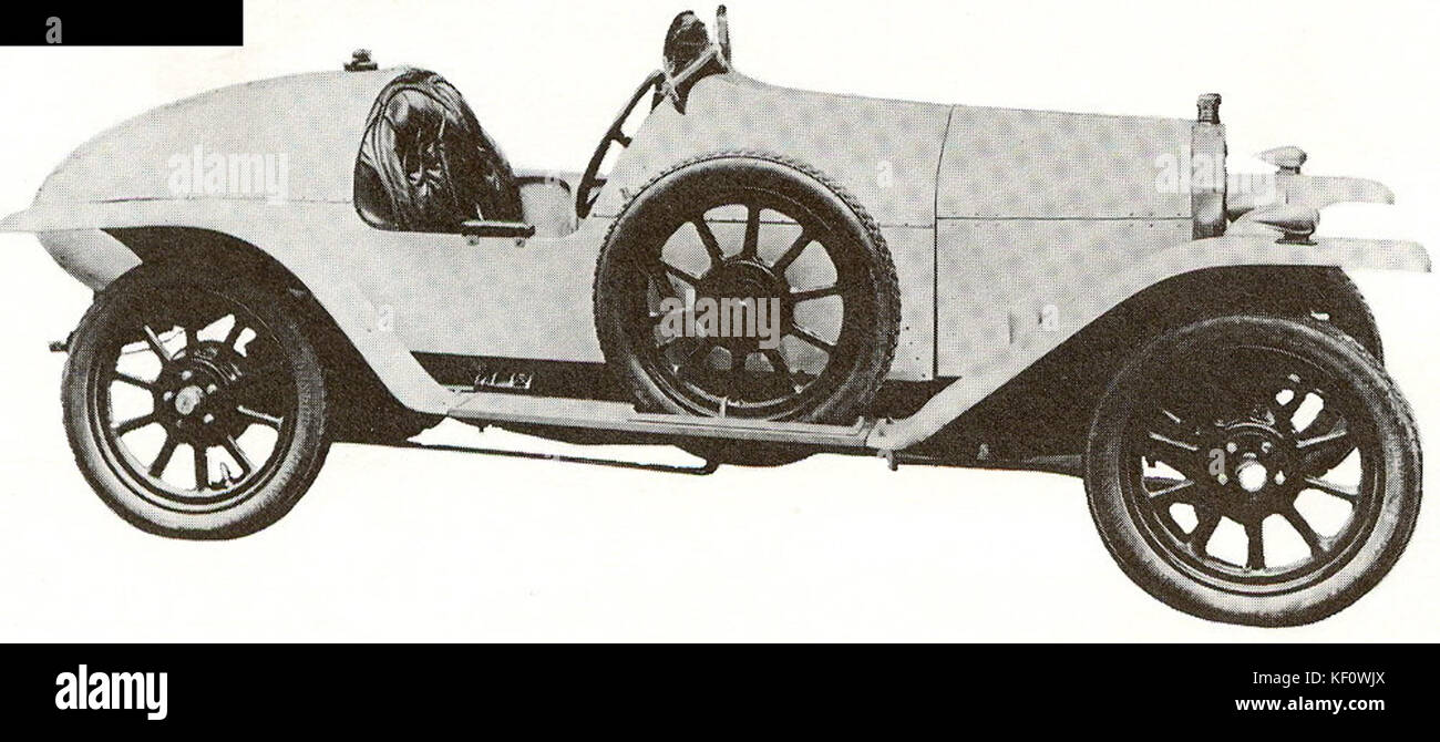 Brooklands 1920 Wolseley MHV Banque D'Images