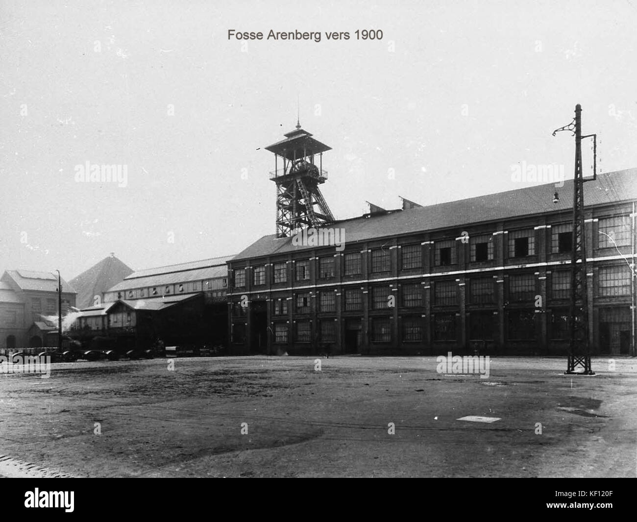 Fosse Arenberg vers 1900 Banque D'Images