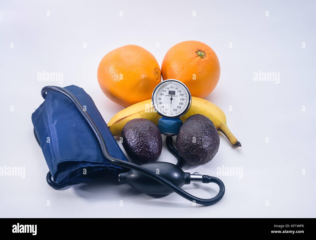 Des fruits sains pour le coeur et la pression artérielle en bonne santé Banque D'Images