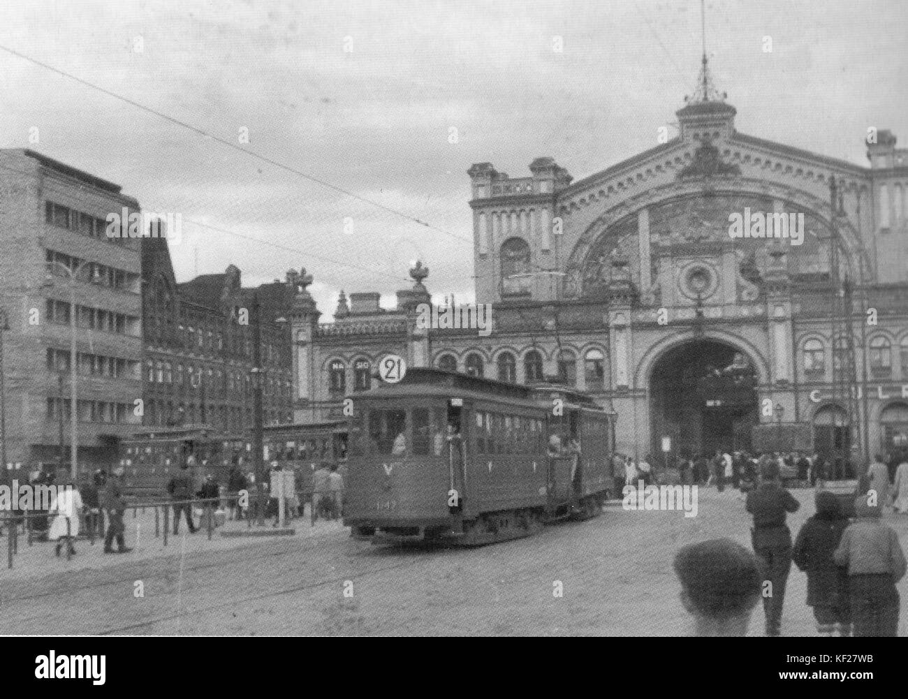 Hala Mirowska w okresie okupacji Banque D'Images
