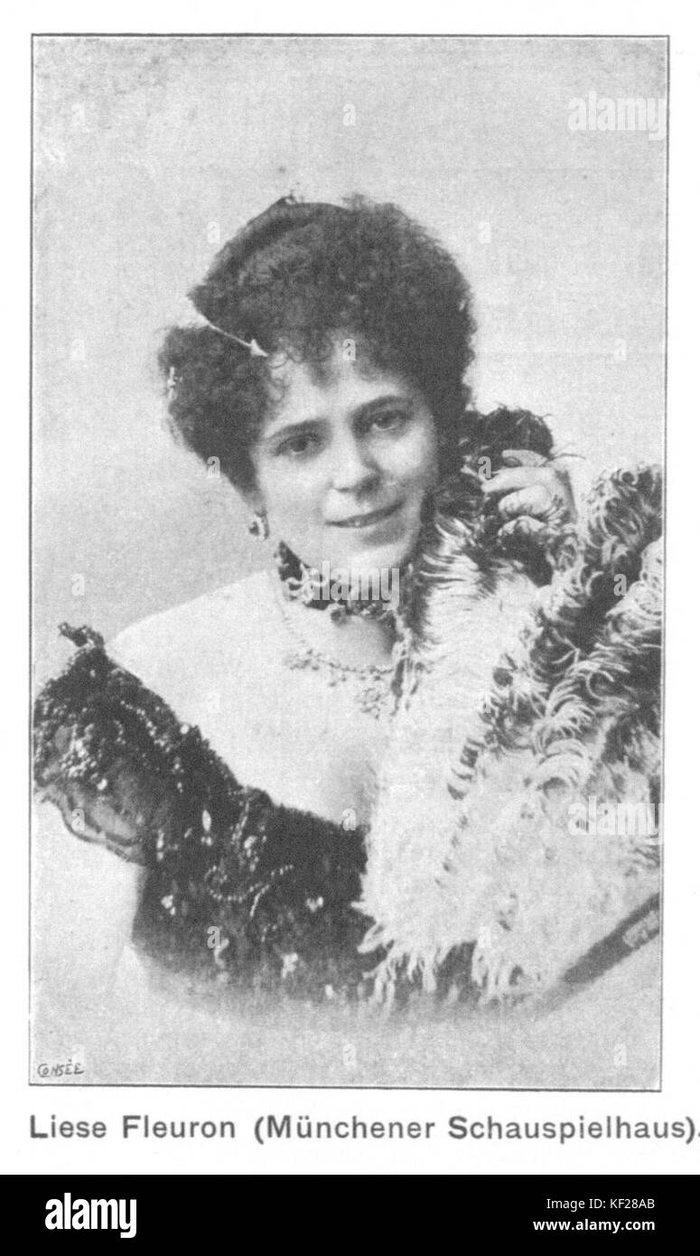 Liese Fleuron 1900 Banque D'Images