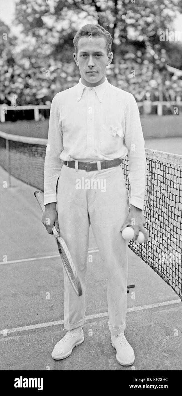 Henri Cochet 1922b Banque D'Images