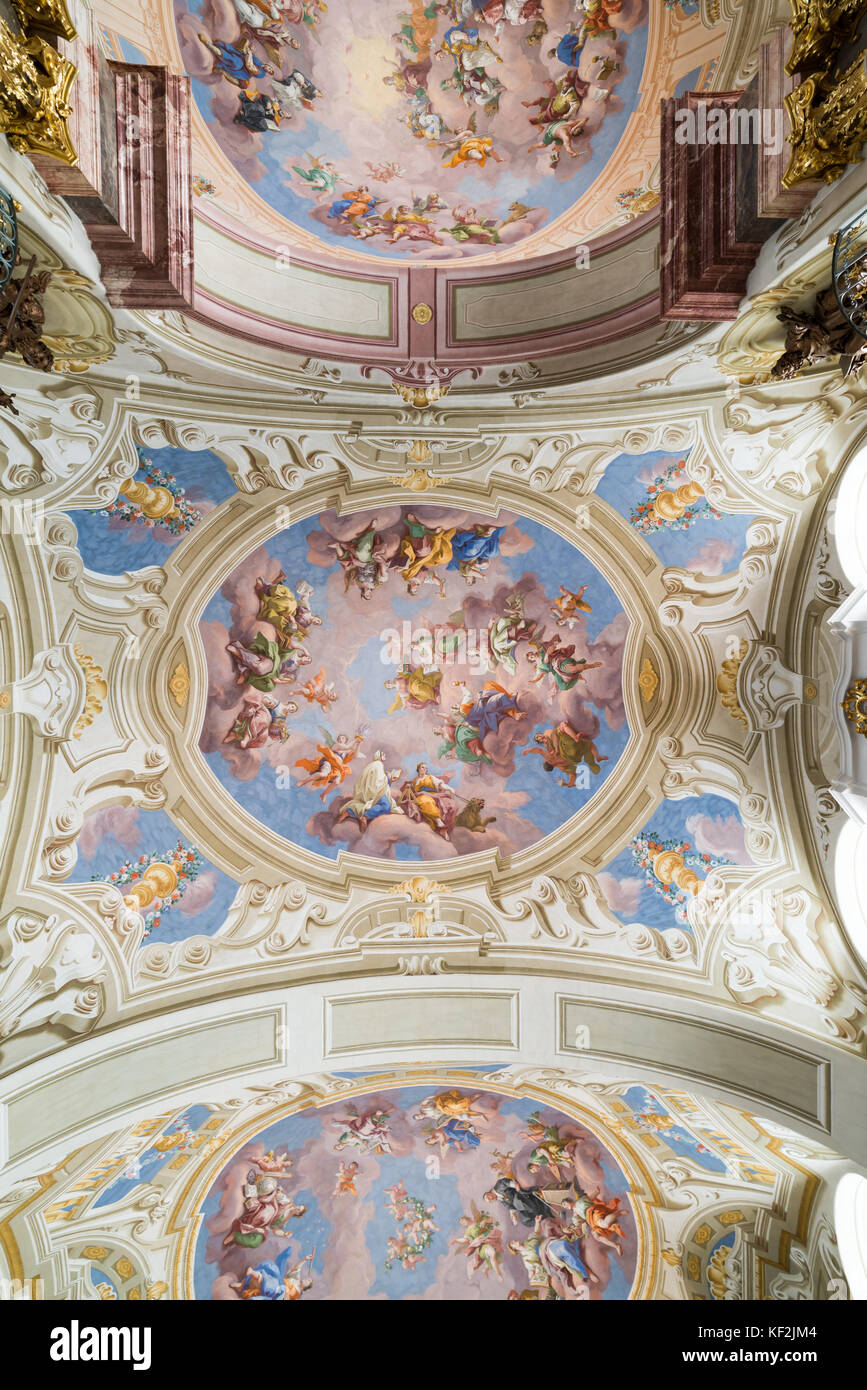 Visite à l'abbaye d'Admont en Styrie, Autriche Banque D'Images