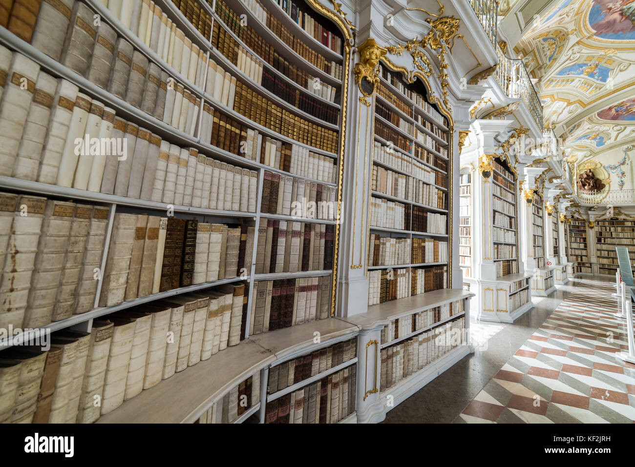 Visite à l'abbaye d'Admont en Styrie, Autriche Banque D'Images