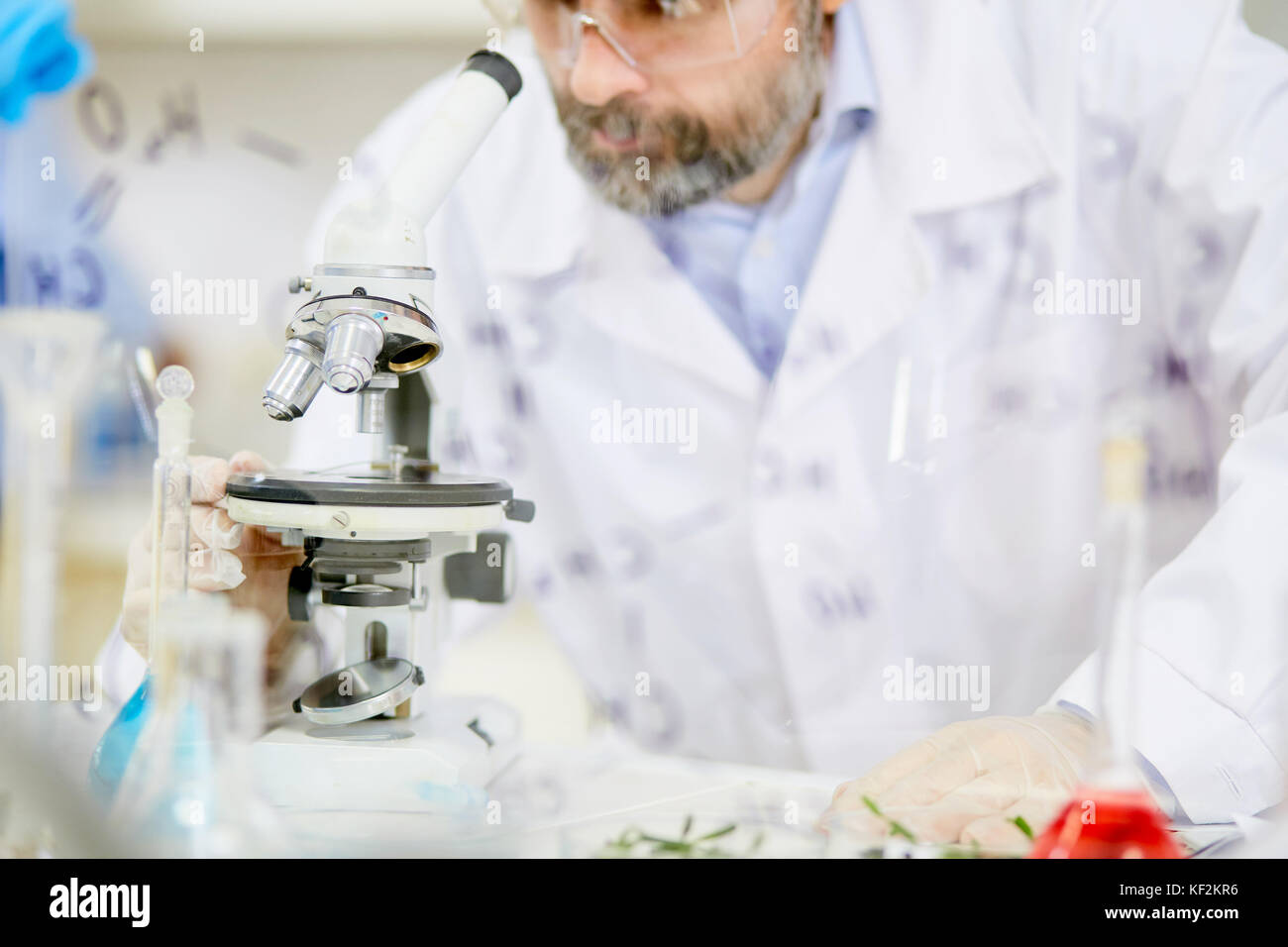 Travail de chercheur scientifique Banque D'Images