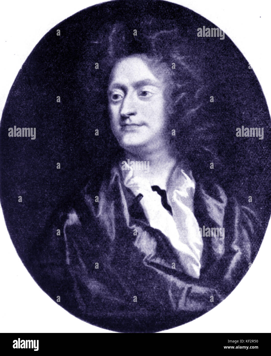 Par Henry Purcell, compositeur anglais Closterman (1659-1695) Banque D'Images
