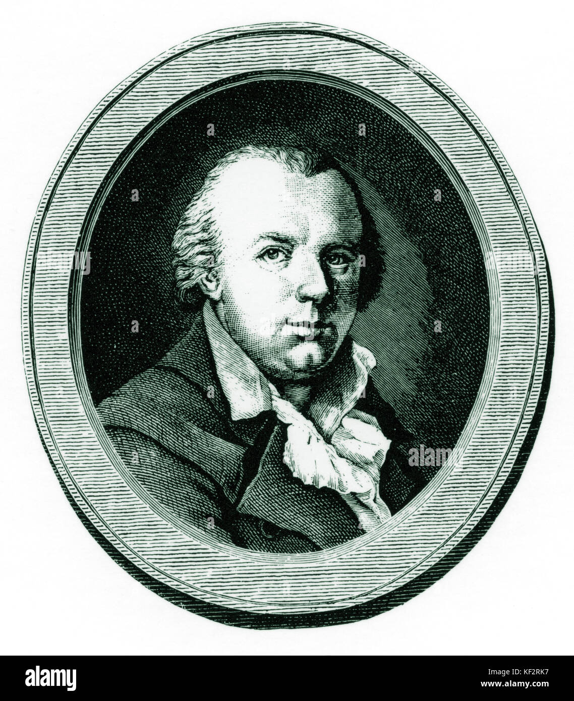 REICHARDT, Johann Freidrich Compositeur prussien (1752-1814) HofKapellmeister par BF Bendix, 1796, 1791 après s Henry Banque D'Images