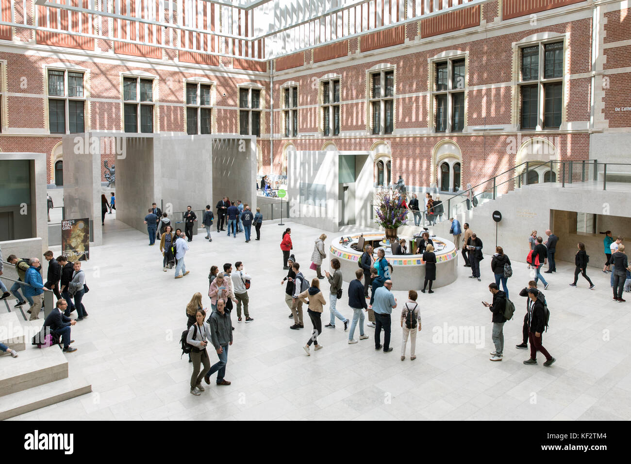 Le Rijksmuseum, Amsterdam, Pays-Bas Banque D'Images