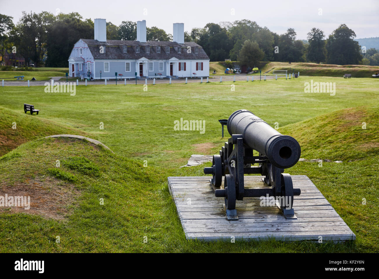 Charles Fort National Historic Site, Fort Anne, Annapolis Royal, Nouvelle-Écosse, Canada Banque D'Images