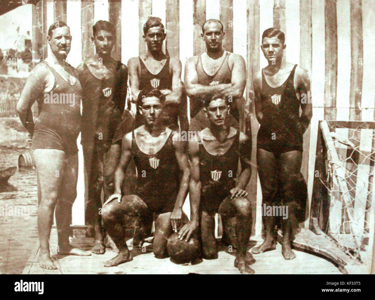 L'Olympiacos Water-polo 1927 Banque D'Images