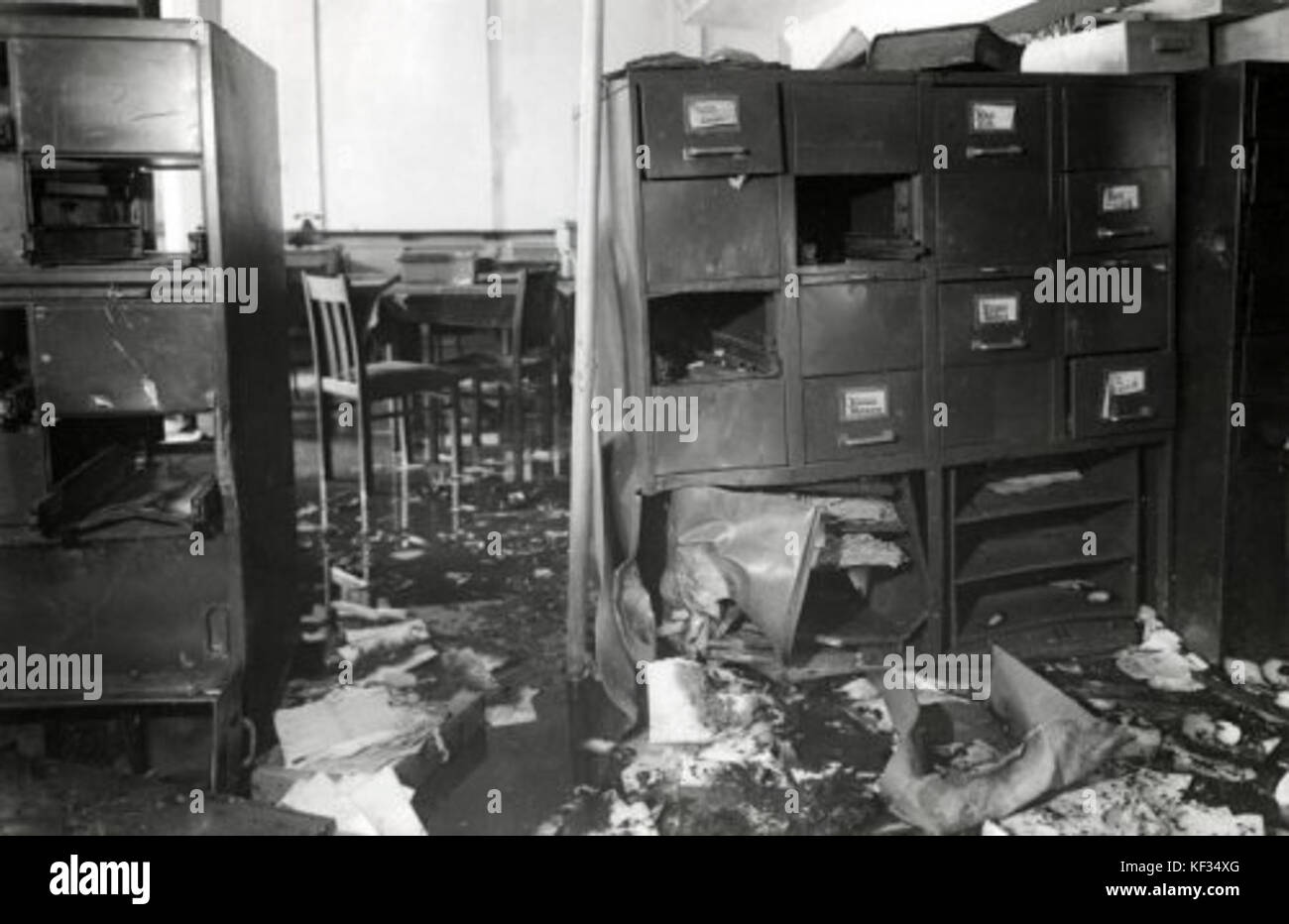 Op het bevolkingsregister Manta 28 maart 1943 Banque D'Images