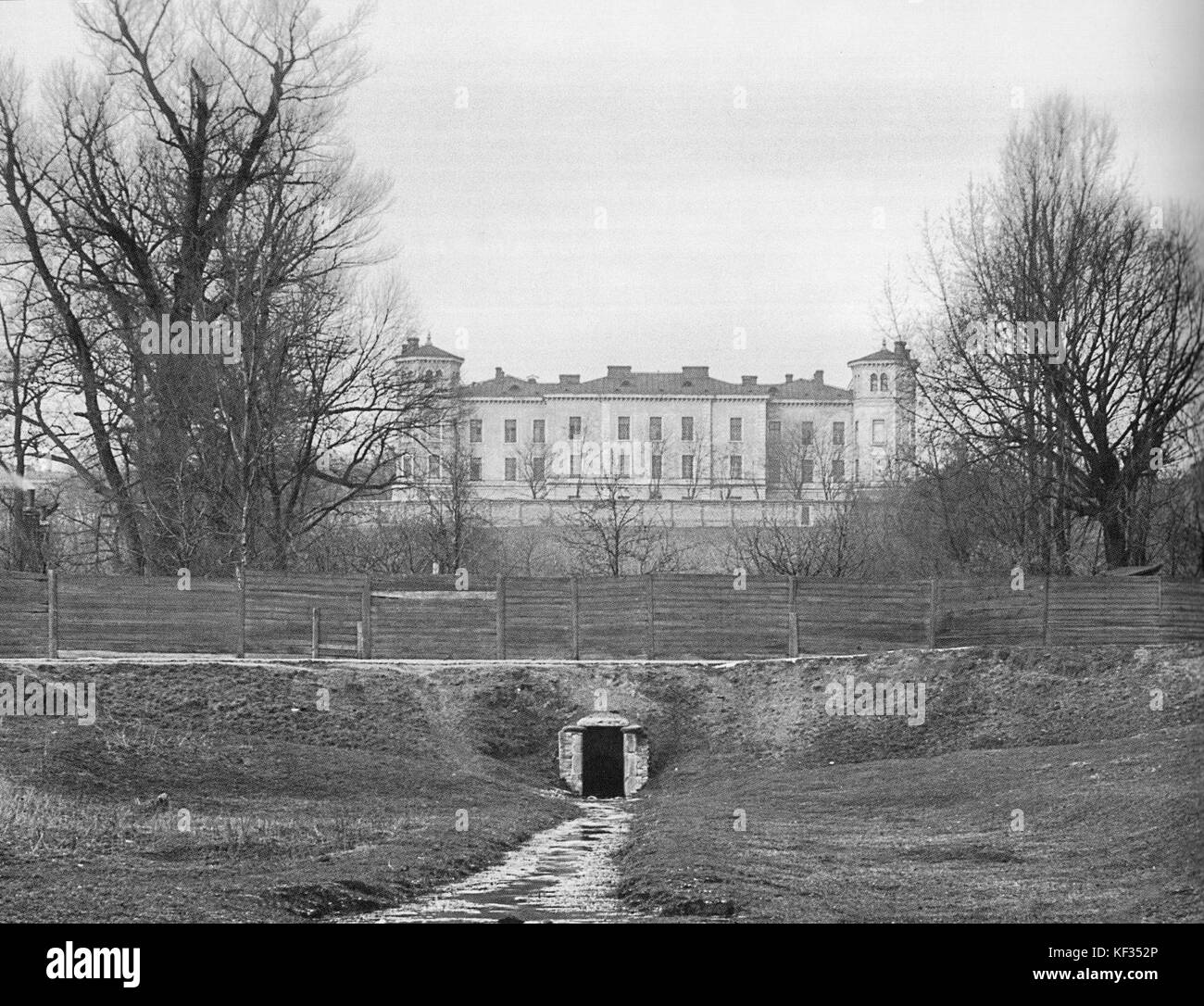 Le Zamek Château Ujazdowski 1919 Banque D'Images