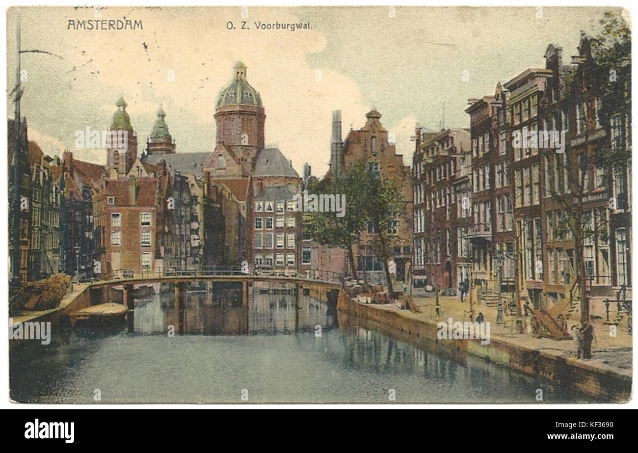 O.Z. 1900 Voorburwal Banque D'Images