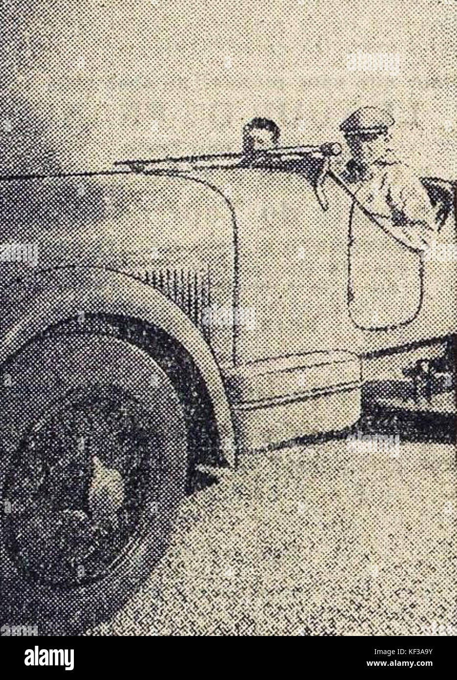 Roger Labric aux 24 Heures du Mans 1933 Banque D'Images