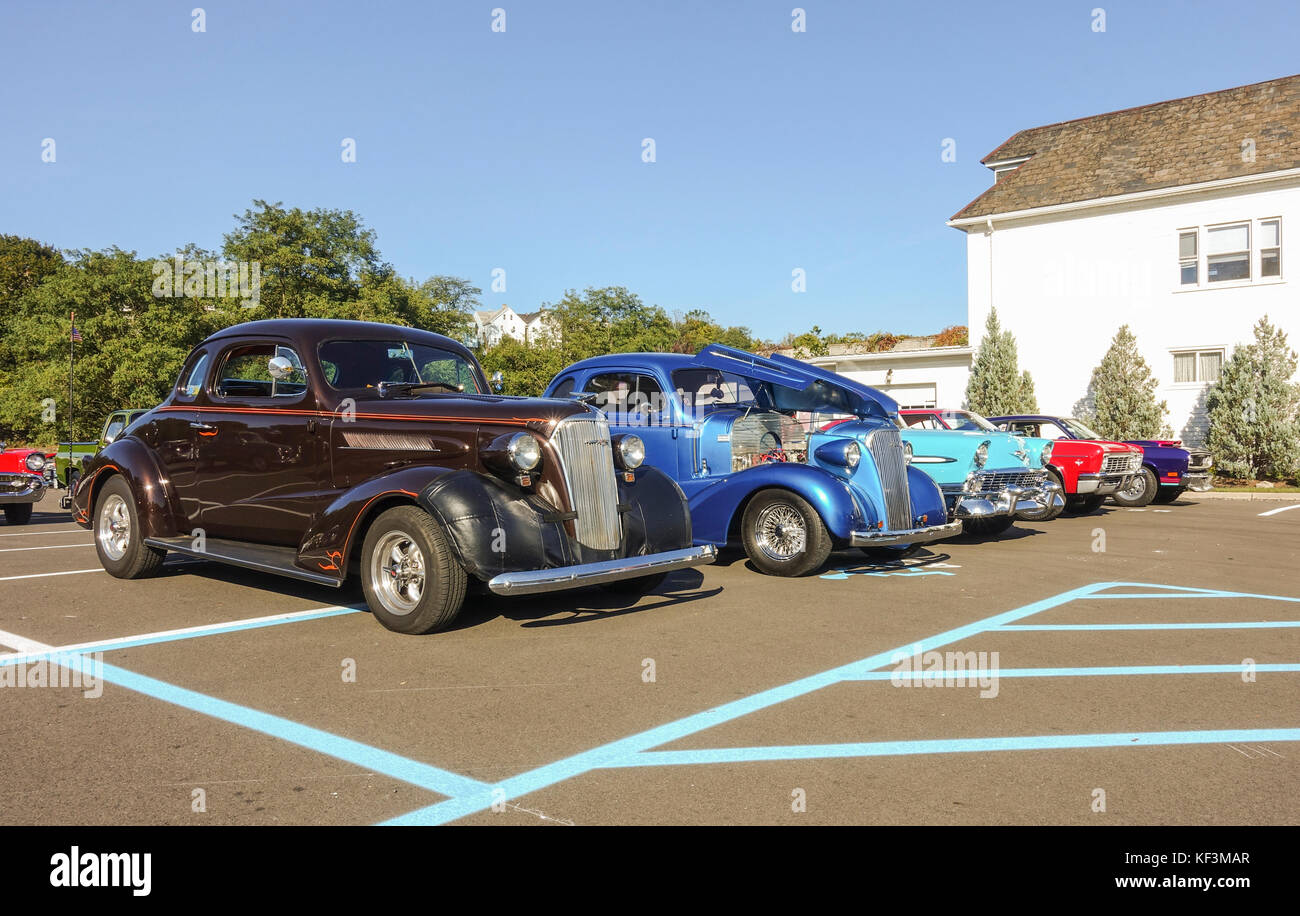 Chevy, Chevrolet Business Coupe Classic Car Show, New Jersey, United States. Banque D'Images