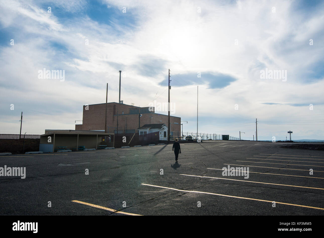 Surgénérateur expérimental i (CDE-i) la première génération de l'électricité, nucléaire d'arco, Idaho, États-Unis Banque D'Images Surgénérateur expérimental i (CDE-i) la première génération de l'électricité, nucléaire d'arco, Idaho, États-Unis Banque D'Images